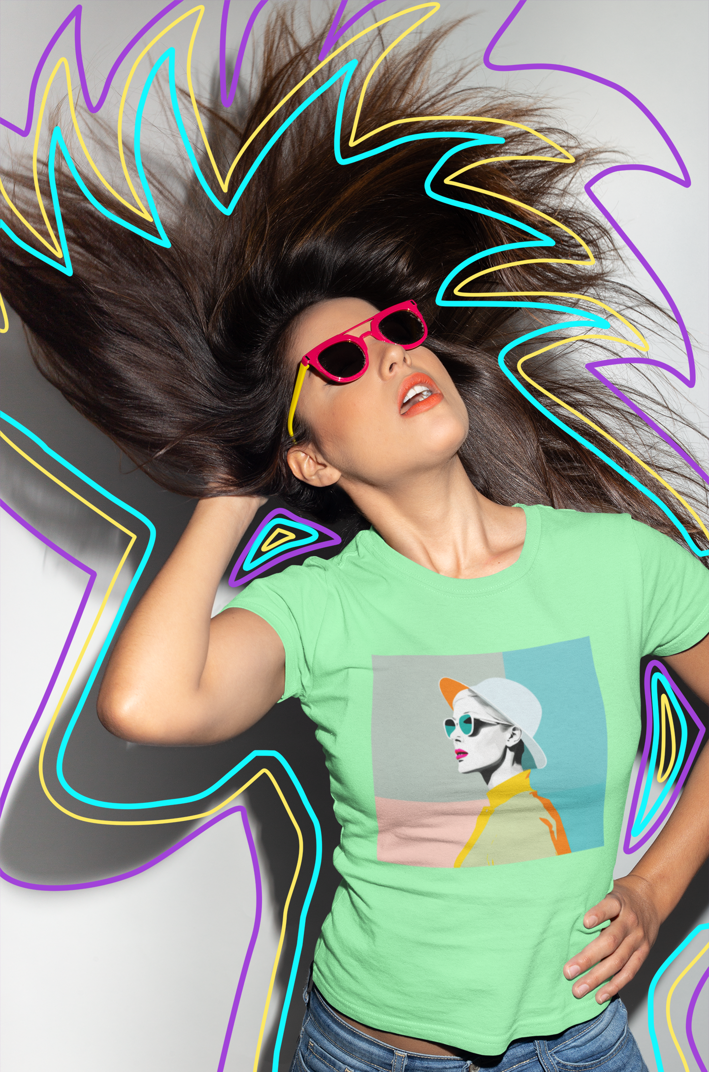 Women's - Summer Pop Graphic T-Shirt