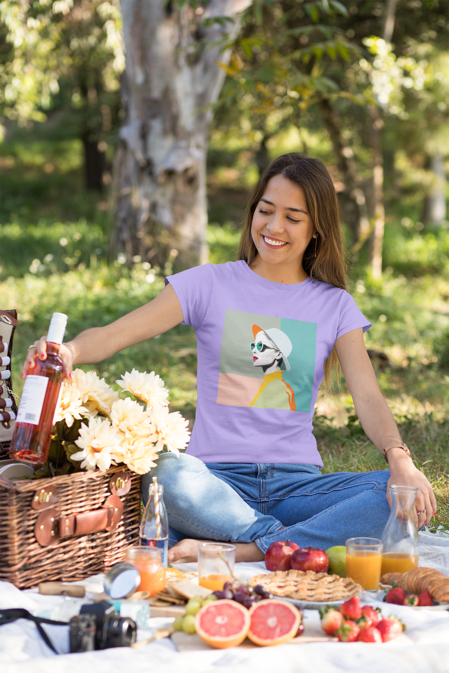 Women's - Summer Pop Graphic T-Shirt