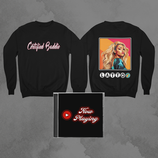 Women's - Certified Baddie (Latto) Graphic Sweatshirt