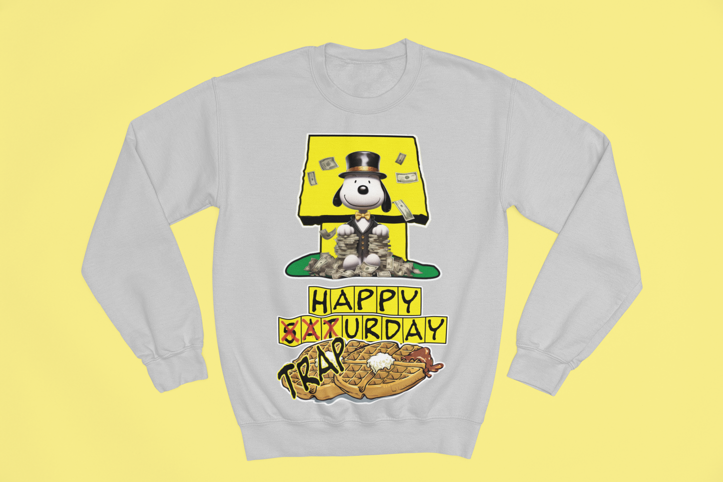 Women's - Happy Trapurday Graphic Sweatshirt