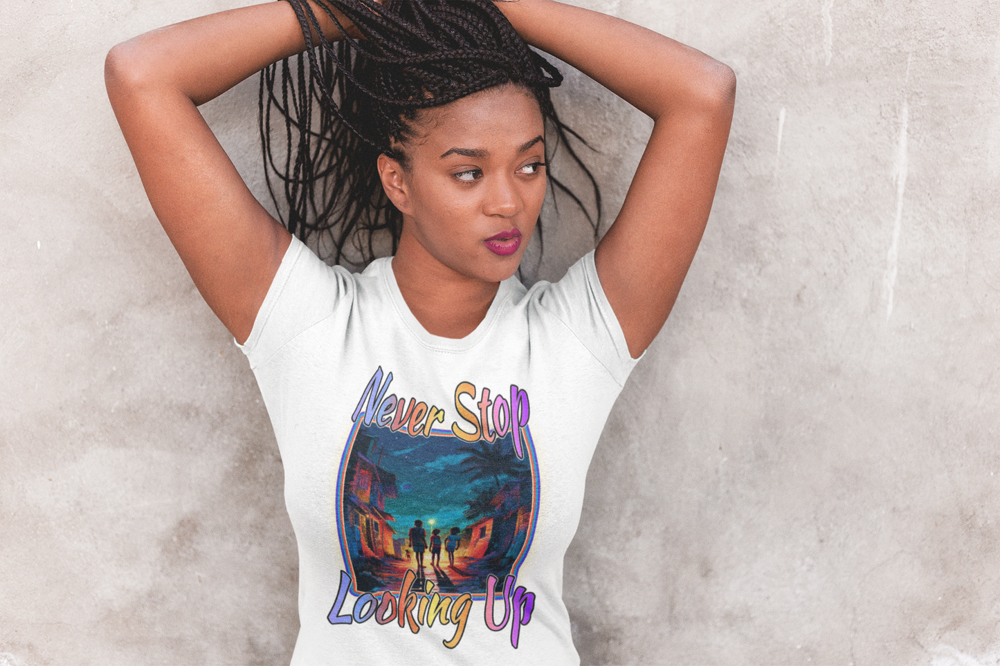 Unisex - Never Stop Looking Up Graphic T-Shirt